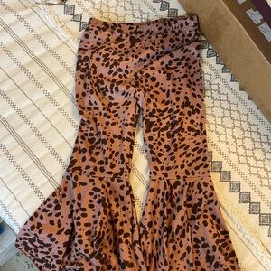 Leopard Print Kids Leggings